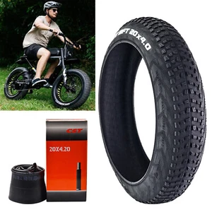 1X Fat Outer Tire Inner Tube 20X4 Mountain Bike E-Bike Bicycle 20X4.10/4.20/4.50 - Picture 1 of 16