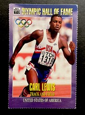 Carl Lewis Track & Field Card - SI for Kids Olympic Hall of Fame