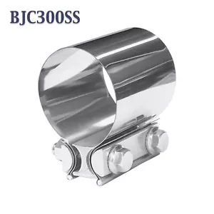 10 PACK 3" Butt Joint Band Exhaust Clamp Bear River Quality Stainless Steel - Bild 1 von 2