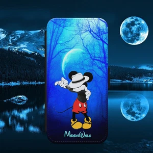 MICKEY MOUSE JACKSON BIG BEN FLIP WALLET PHONE CASE FOR IPHONE SAMSUNG GOOGLE - Picture 1 of 36
