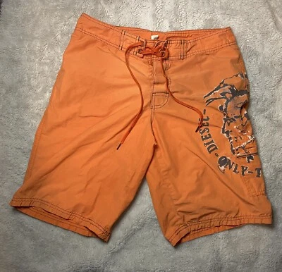 Bañador Diesel naranja para hombre talla XS 29-31 Only the Brave Shorts Foto 1 de 4