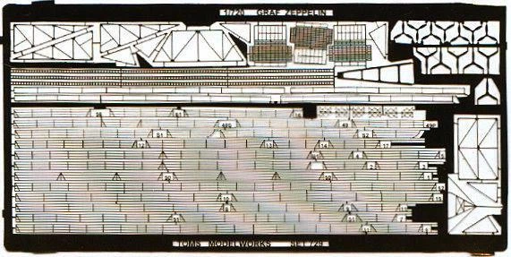 Tom's Model 729 x 1/720 Graf Zeppelin Aircraft Carrier Detail Set - Image 1 of 1