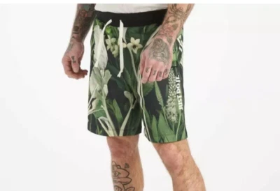 NIKE SPORTSWEAR JDI FLORAL ALUMNI SHORTS SPRUCE AURA  Large Beach - Image 1 of 4