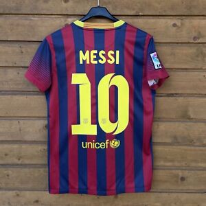 Messi #10 WOMEN Barcelona 2013 2014 Football Shirt Soccer Jersey Nike 532832-413