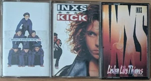 INXS 3 x CASSETTE LOT welcome to wherever, kick, listen like thieves FREE POST - Picture 1 of 9
