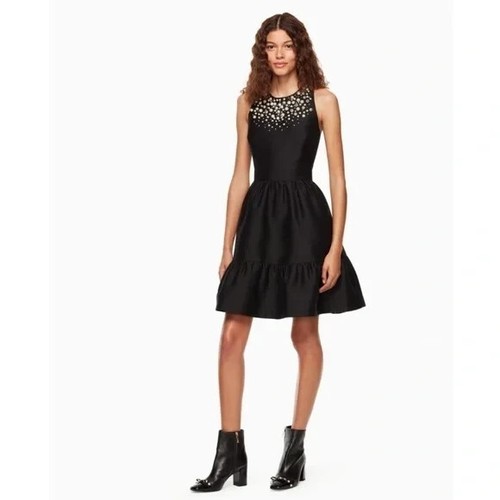 abito da cocktail kate spade mikado perla festa