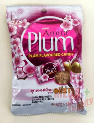 Amira Ameixa Sabor Doce Doce Tailândia Doce 1 Pacote 37,5 g Travel Drive - Imagem 1 de 4