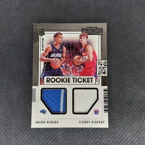 2021-22 Contenders Jalen Suggs Corey Kispert Ticket Dual Jersey RC #RT2-ZAG  - Bild 1 von 10