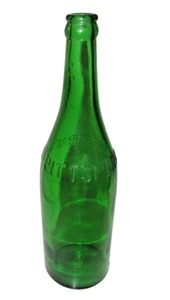 Vintage 1 Quart Soda POP Green  PITTSFORD  Beverages 32 oz  (ROCHESTER, N.Y. ) - Picture 1 of 7