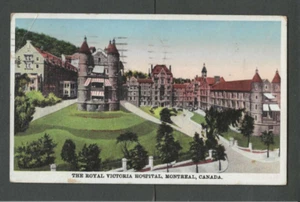 Tarjeta postal 1930 Montreal Canadá The Royal Victoria Hospital - Imagen 1 de 1