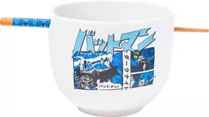 Batman ciotola ramen ceramica con bacchette 20 oz DC Comics di Silver Buffalo - Foto 1 di 7