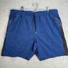 Spyder Swim Shorts Trunks ProW=B Mens XXL Blue Drawstring Pockets SPM511U EUC
