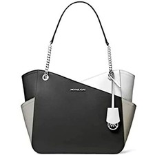 Michael Kors 35H1STVT3L Large Tote - Black/White