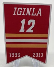 Jersey Retired Number Mini Banner Sticker CALGARY FLAMES You Pick from list