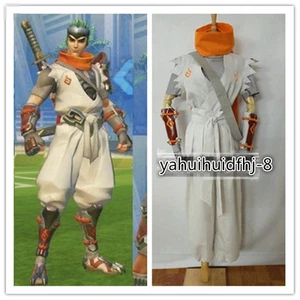 Anime Cosplay Costume Sparrow Young Genji Set White Suit - Bild 1 von 2