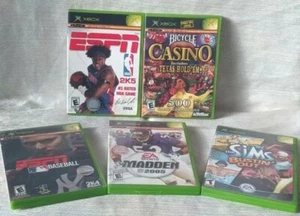 XBOX Video Game Lot Of 5 Tested And Working - Picture 1 of 6