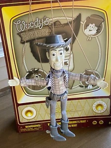 Disney Toy Story Woody's Roundup Woody Marionette Budtone Black/White - Picture 1 of 9