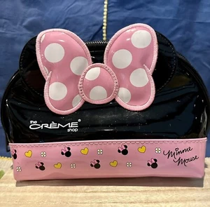NEW Pink Disney Minnie Mouse Makeup Bag! “THE CREME SHOP” - Picture 1 of 2