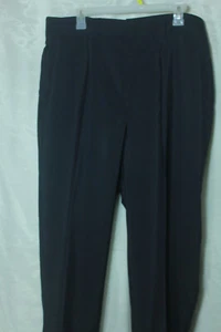 NEW MENS EDWARDS GARMENT BLUE POLY WOOL WOVEN PANTS SLACKS SIZE 38 WV0068 USA - Picture 1 of 7
