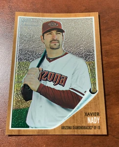 XAVIER NADY - 2011 TOPPS HERITAGE #C51 CHROME /1962 - ARIZONA DIAMONDBACKS - Picture 1 of 2