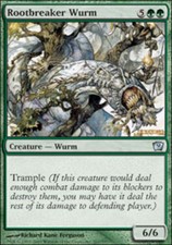 4x Rootbreaker Wurm MTG 9th Edition NM Magic Regular