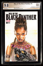 SHURI Rise of Black Panther #1 PGX 9.8 NM/MT Original Sketch Cover by WU WEI!!!