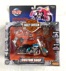 Harley Davidson Metal Maxx Diecast Custom Shop Toy Motorcycle Scale 1:20