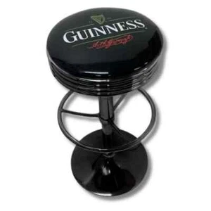 GUINNESS BEER ALE STOUT PREMIUM BAR STOOL ADJUSTABLE HEIGHT - Picture 1 of 2