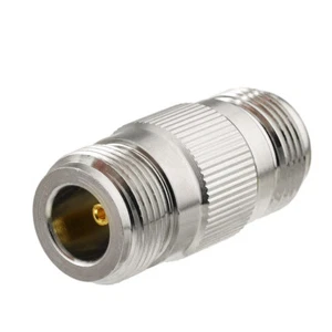 Adaptador Conector RF Tipo N Hembra Jack a N Hembra Recto RF Adaptador Coaxial - Imagen 1 de 4