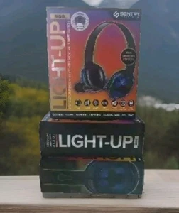 Light-up transparent Stereo Headset With Boom-Mic, Volume Control & Mute Switch - Picture 1 of 6