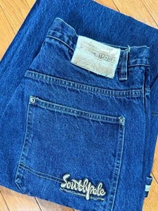 Vintage Southpole Baggy Carpenter Denim Jeans RN82628 Size 38 - Picture 1 of 7