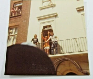 Vintage David Cassidy 3.5" Color Real Photo from Balcony in Luxy 1975 - Picture 1 of 3