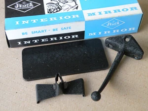 1959 5" BMC Mini Mk1 850 Seven NOS Interior Rear View Mirror Jemca Van TINTED - Picture 1 of 5