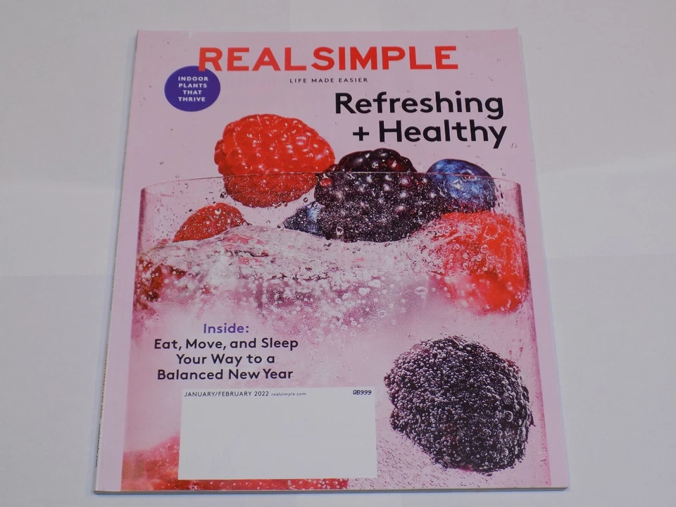 Real Simple Magazine January 2022 February Refreshing Healthy Eat Move and Sleep - Image 1 of 1