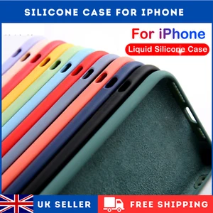 Case For iPhone 14 Pro Max Plus 13 11 12 XR 7 8 SE Shockproof Cover Silicone - Picture 1 of 23