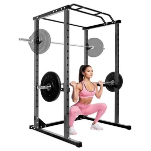1200Lbs Power Rack, Rack Cage for Weight Training Adjustable Squat Rack Stand - Picture 1 of 7