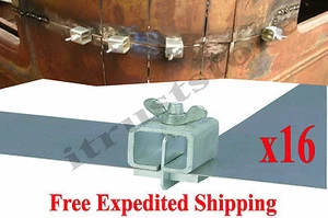 16pcs Sheet Metal Panel End Welding Holder Clamp Nut Edge-to-Edge - Bild 1 von 1