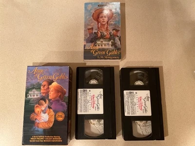 Anne of Green Gables (VHS, 1992, 2-Tape Set) Megan Follows - Plus Bonus Book - Image 1 of 3