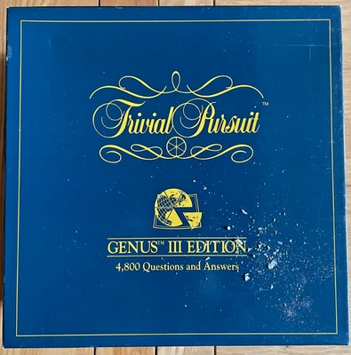 Trivial Pursuit Genus III Edition (1990s).  Complete.  Age 15+ - Image 1 of 4