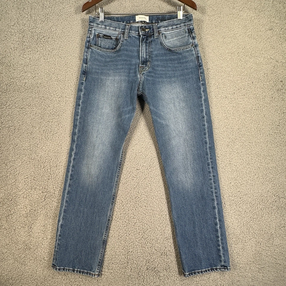 Quiksilver Jeans Men's 31X28 Blue Denim Regular Fit Skater Distressed School - Image 1 of 4