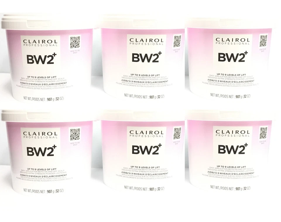 (PACOTE COM 6) Clairol BW2+ clareador em pó, 32 oz - Imagem 1 de 1