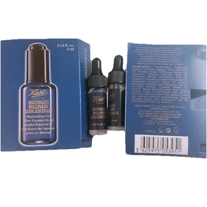 (2) Suero facial concentrado Kiehl's Midnight Recovery muestra de lujo talla 0,14 oz, 4 ml - Imagen 1 de 3