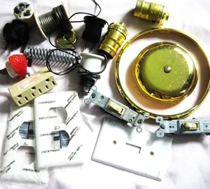 LAMP PARTS Lot Assorted Parts and Pieces All Sold AS IS see pictures - Picture 1 of 2
