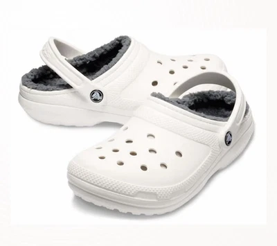 Crocs Classic Fleece Lined Size White  7M 9W - Image 1 of 4
