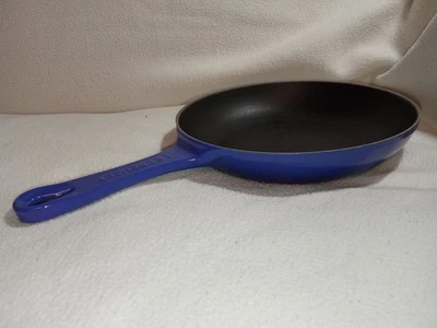 Lecreuset Padella per Frittata 20 cm, Ghisa in Smalto Blu con Fodera Antiaderente. - Immagine 1 di 4