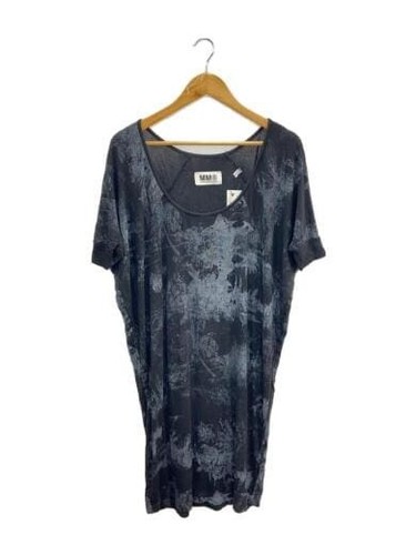 MAISON MARGIELA MM6 Abito a maniche corte S Rayon BLK Modello All over