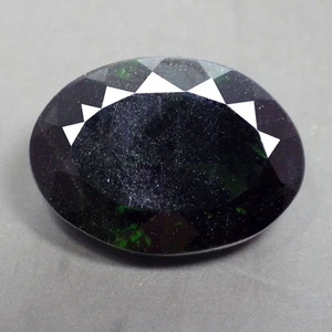 11.78 Ct Extra Ordinary Oval Cut (17 x 12 mm) 100% Natural Green Chrome Diopside - Picture 1 of 7