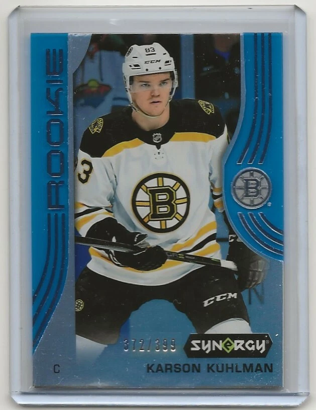 2019 2019-20 Upper Deck Synergy Blue Rookie #49 Karson Kuhlman 372/399 Boston - Image 1 of 1