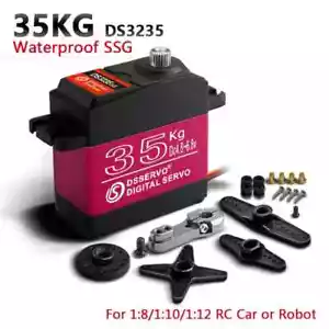 DSservo Waterproof Digital Servo DS3235 SG 35KG HV 6.8V Steer Gear High 180° - Picture 1 of 4
