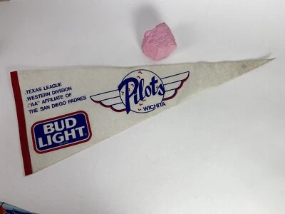 Texas League Wichita Pilots Vintage Defunct 1987 Western Division AA Pennant - Image 1 of 4